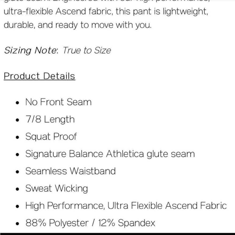 Balance Athletica Ascend Pant Snow Leopard - Picture 12 of 12